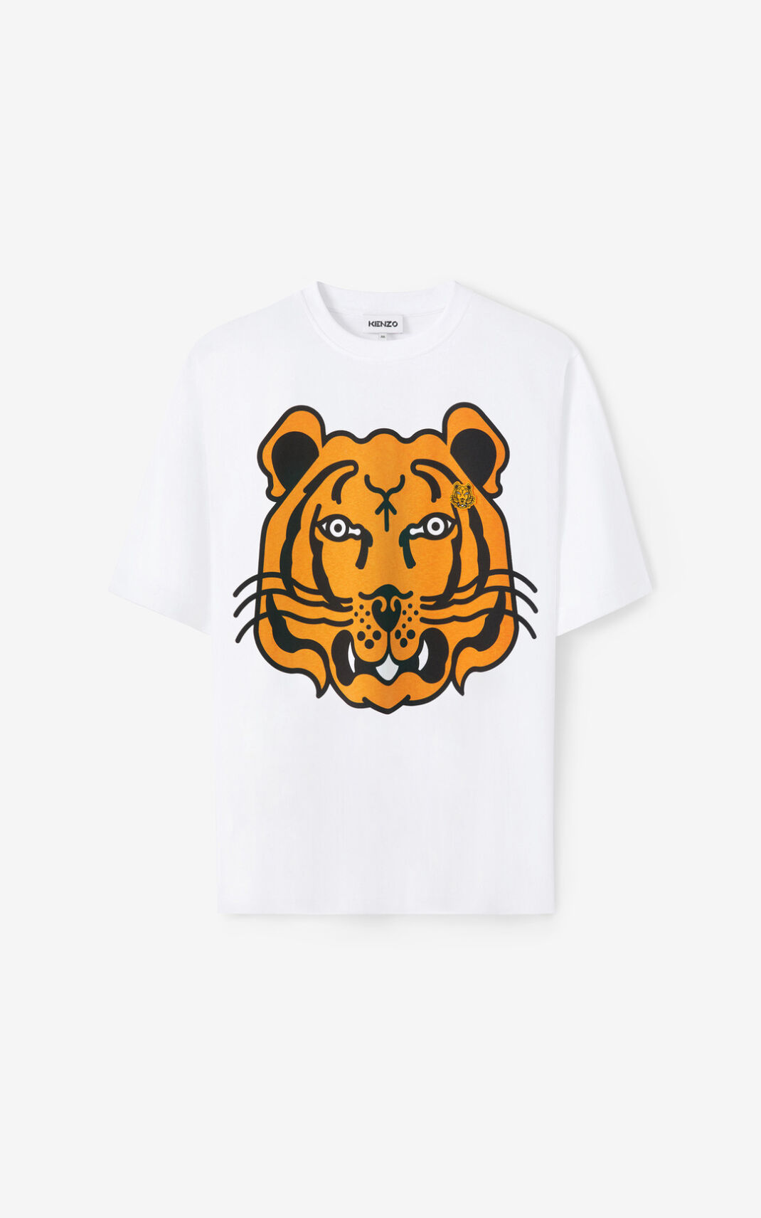 Kenzo K Tiger oversized Tişört Erkek Beyaz | 2319-JKPRT